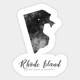 Rhode Island state map Sticker